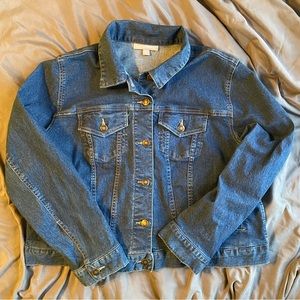 Like New 16W Woman Within Brand Jean Jacket